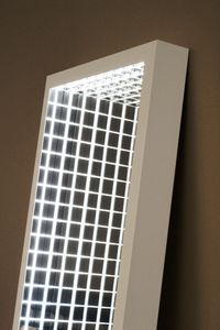 Off Grid Series, 2022 68,6 cm x 192 cm x 10 cm Mirror, Glas, Foil, LED