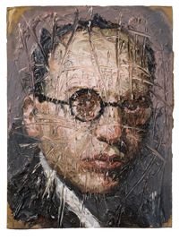 Kurt Weill, 2019, &Ouml;l auf Leinwand, 105 x 85 cm