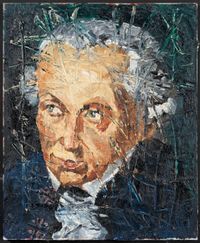 Immanuel Kant, 2008, &Ouml;l auf Leinwand, 55 x 45 cm